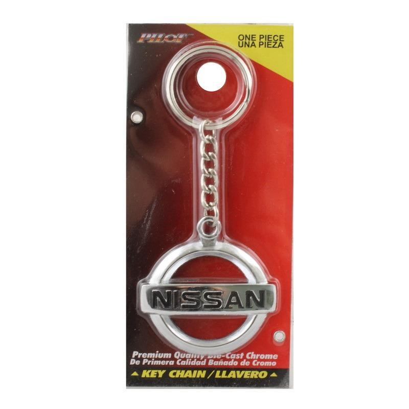 Officially Licensed For Nissan Logo Keychain Die Cast Zinc 4.25" Total Length