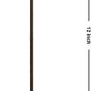 Urban Deco 16PK Table Number Holders Place Card Holders 12 Inch Table Card Holders Steel Card Holders for Photos, Food Signs, Memo Notes, Weddings, Restaurants, Birthdays(Black)