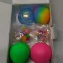 6 Set Squishy Sensory Stress Squeezing Balls for Adults: Best Calming Tool to Relieve Anxiety, Vent Mood and Improve Focus, Easter Basket Stuffers for Kids, Goodie Bag Stuffers