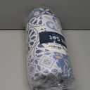 Dobuyly Blue Quilt Set Queen Size, Boho Mineral Blue Plaid Patchwork Bedspreads Coverlet Set, 3 Pieces Soft Lightweight Microfiber Quilt Bedding Set for All Seasons 96"x90"