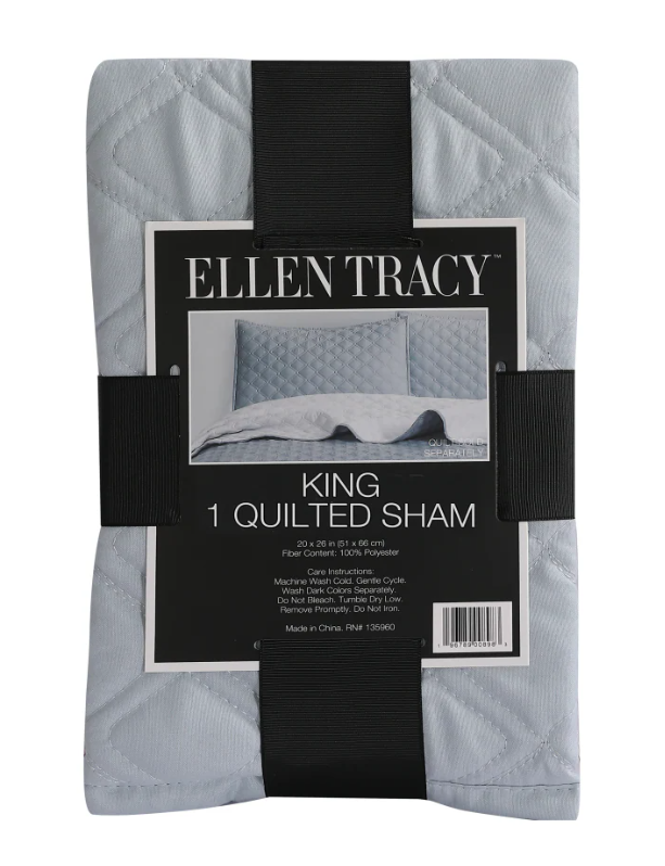 ELLEN TRSCY KING 1QUILTED SHAM 20x36IN
