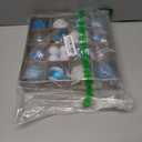 36pcs Blue Christmas Tree Ball Ornaments Xmas Baubles Tree Balls Decorations Color Painted Christmas Baubles Decoration