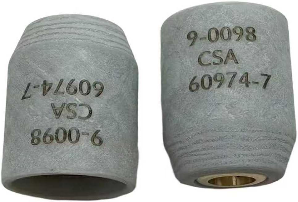 2Pcs 9-0098 Shield Cap for Thermal Dynamics Cutmaster 42/12 Cutter SL40 Torth Consumables