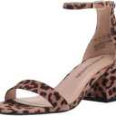 Amazon Essentials Women's Two Strap Heeled Sandal Size 7.5