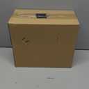 56oz Rectangle Airtight Glass Storage Containers with Bamboo Lids (Set of 3), Square Food Storage Jar, Pantry Organizers for Oats, Cereal, Pasta and Coffee beans (with Black Lable)