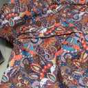 IPYNBAP Outdoor Chair Cushions Set of 4,Waterproof Outdoor Seat Cushions for Patio Furniture, Patio Chair Cushion with Handle and Ties, Out Door Chair Pads,19" x 19" x 3", Artistic Floral