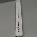 Koutemie Wind Guard for Blackstone 28" Griddle Accessories with Magnetic Grill Heat Shield, Heavy Duty Steel Wind Screens Compatible with Rear Grease Cup, Hood and Side Shelf, Black