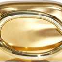 QWINEE Women's Metallic Evening Handbags Glamorous Crossbody Handbags Party Mini Clutch Purse (Gold)