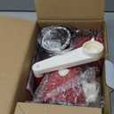 Ourokhome Rotary Cheese Grater Hand Crank, Kitchen Shredder Speed Mandolin Slicer Nut Grinder with Handle and Drum Blades for Cheese, Vegetable, Walnut, Chocolate, Potato, Carrot, 3 Blades, Red