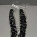 KRALER Feather Crochet Hair Extensions for Women 18 Inch 100 Strands Miracle Knots Feather Crochet Hair Pre-Separated Invisible Synthetic Curly Deep Wave Crochet Hair(100strands Natural Black) (1b)