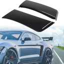 Black Rear Quarter Panel Side Scoop Compatible with Ford Mustang 2015-2023, Rear Side Fender Door Scoops Compatible with Ford Mustang 2015-2023 (2PCS)