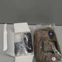 SAVIOR HEAT Heated Socks for Men Women, App Control Merino Wool, 7.4V Rechargeable Electric Battery Ski Socks, Smart Safety 3 Heat Levels for Winter Skiing Hunting Work Hiking Riding Fishing (Small, Brown)