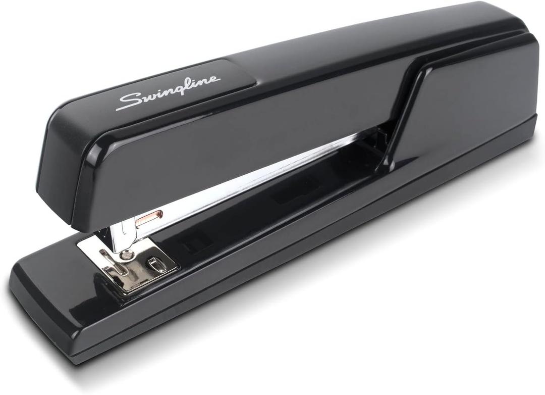Swingline Stapler, 30 Sheet Capacity, 747 Classic Stapler, Jam Free, Metal, Black (74701) Swingline Stapler, 30 Sheet Capacity, 747 Classic Stapler, Jam Free, Metal, Black (74701)