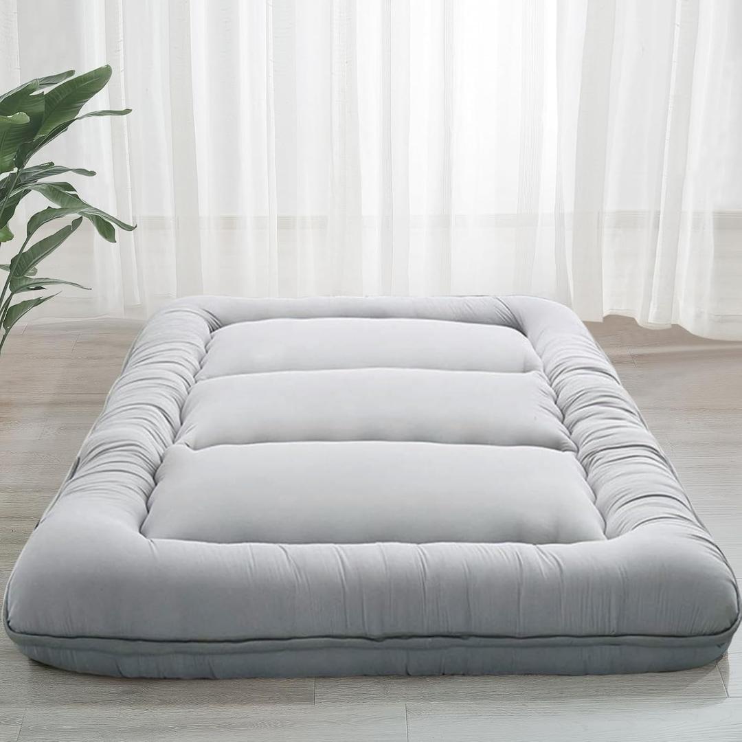MAXYOYO 6" Extra Thick Japanese Floor Mattress Full Folding Futon Mattress