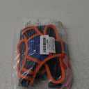 rabbitgoo Dog Harness No Pull with 2 Leash Clips, Adjustable Soft Padded, Reflective Oxford No Choke Pet Vest with Easy Control Handle for Medium Sized Dogs, Blue & Orange, M