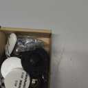 PlusRoc 4 Pack 1 Inch Self Adhesive Paste Caster Wheels for Furniture Kitchen Appliance Rollers, Load Capacity 28LBS Per Wheel, Low Profile Swivel Wheels for Bucket Storage Bins