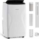12,000 BTU Portable Air Conditioner, 5-in-1 AC Unit with Cool/Fan/Dehumidifier/Auto/Sleep Modes, Cools Up to 550 sq.ft, 24-Hour Timer, Remote Control, for Bedroom, Living Room, Office