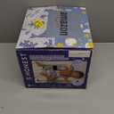 The Honest Company Comfort Dry Disposable Overnight Diapers for Sensitive Skin, Hypoallergenic, Baby Cozy Cloud and Star Signs Design Club Box Size 6 (35 lbs) 34 Count