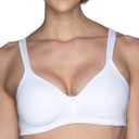 Vanity Fair Women's Bra with 2-Way Convertible Straps, Body Caress Full Coverage, Lightly Lined Cups Up to Dd (White, 38B)