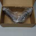 2-Pack Heavy Duty L Brackets 6x6x3 Inch , Extra Thick 5MM Solid Steel Right Angle Bracket for Wood Shelf, Furniture, DIY Craft, Fireplace Mantel, Post to Beam Connector, Black, Max Load 200lBS