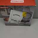 SugarWhisk Double Mini Pancakes Maker Machine, Arepa Maker, Electric Pancake Maker Griddle, Ideal for Pancakes, Cookies, Eggs, Arepas & Breakfast Sandwiches, White, 4 Inch