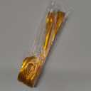 Saysurey Lamp Cord with End Plug Replacement Electric Lamp Wire Clear 18/2 SPT-1 Wire Stripped End Ready for Wiring Repair Part for Table Floor Lighting Fixture (15ft,Clear Gold)