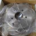 ACDelco Silver Rear Brake Rotor 18A1665A | GM 19261847 Brake Rotors for Select Infiniti FX35, FX37, FX45, M56, M37, M35, JX35, Nissan Pathfinder, Quest, and more