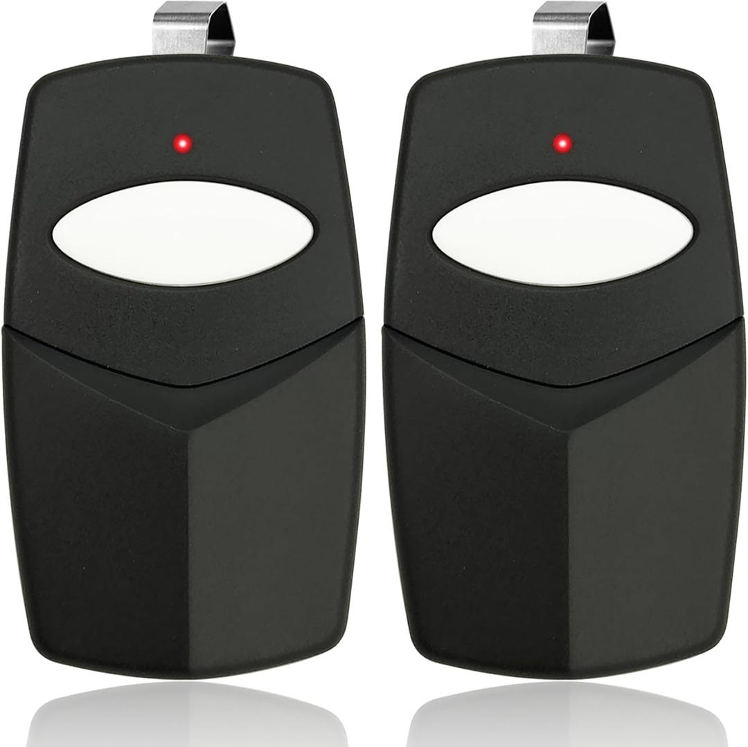 Upgraded for Linear DTC Delta 3 Remote, 310MHZ 8 Dip Switch Garage Door Opener Remote, Replace DTA DTD DT2D DT4A DNT00002A DNT00017A DNT00026, More Stable & Secure, Easy to Carry & Program, 2 Pack