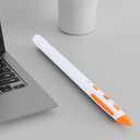 PUSOKEI Pen Mouse, 2-in-1 Wireless Mouse and Presenter with Bluetooth and 2.4G Dual Mode, Ergonomic Design, 3 Adjustable DPI, Compatible with Laptop, PC, Tablet, Smart TV (White)
