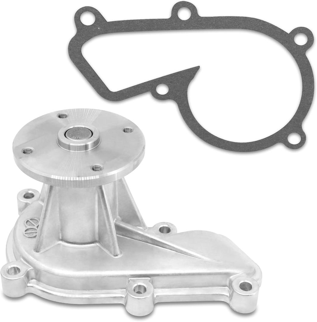 Engine Water Pump with Gasket, Compatible with Hyundai Elantra, Elantra Coupe, Elantra GT, Tucson, Veloster, Veloster N & Kia Forte, Forte Koup, Forte5, Seltos, Soul, Replaces# 251002E020