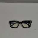 livho Oversized Eyewear Frame for Woman and Men - Rectangle Fashion Glasses for Computer, Chic Preppy Frame (All Black)