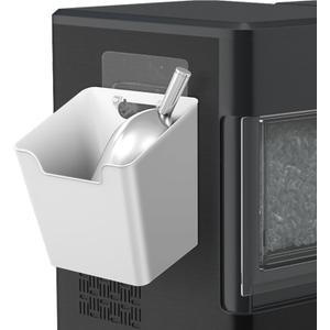 Ice Scoop Holder for Ice Machine & Freezer, Medium Magnetic Scoop Holder Fits Countertop Ice Makers, Ice Buckets, Ice Cream Scoops, L 4.92 x W 3.35 x H 5.24