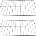 New Upgraded Evecad Range Oven Rack 316496201, Stainless Steel Replacement Parts, suitables for Frigidaire Range/Stove, 24-3/16 x 16 Inches, 2PCS