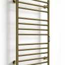 Poloma Wall Mounted Heated Towel Racks for Bathrooms. Electric Towel Warmer Rack Heater, 12Bars Gold, CSA Certified.