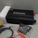 Renogy Inverter P2 2000 watt Pure Sine Wave Inverter, Solar Car Power Inverter 12V to 120V AC Converter for RV, Truck, Camping, Home Backup, Outdoor, Emergency, Off-Grid Living, 16.4FT Remote Control