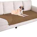 Ameritex Waterproof Dog Bed Cover Pet Blanket for Furniture Bed Couch Sofa Reversible (30x80 Inch (Pack of 1), Camel+camel)