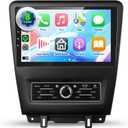 4G+64G Car Radio for Ford Mustang 2010 2011 2012 2013 2014,10.1 Inch Touch Screen Android Car Stereo Wireless Carplay/Android Auto +Backup Camera