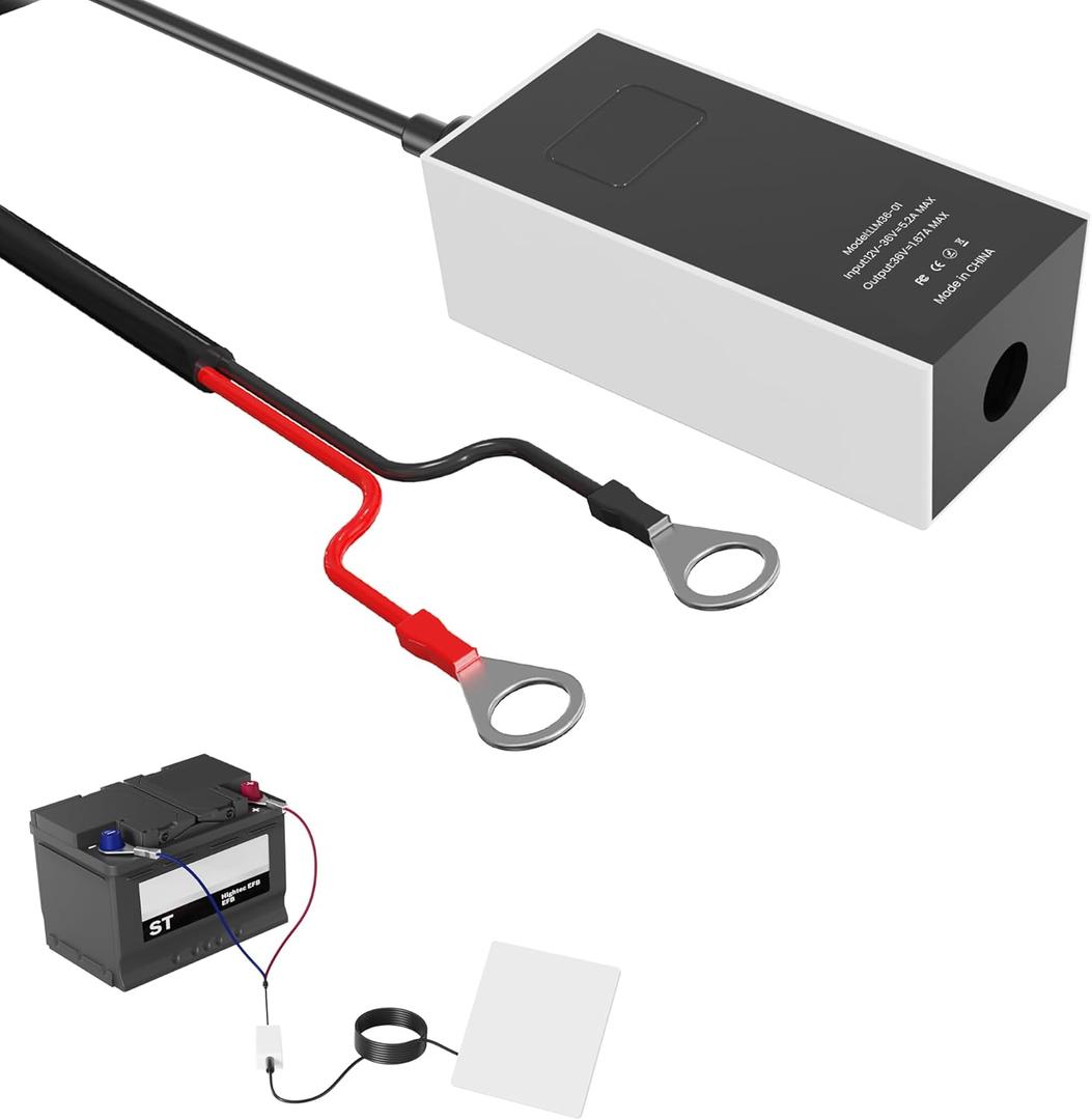 Car Battery Converter Adapter for Starlink Mini, 12-36V Input 36V/1.67A Output, Boost Step Up Converter, DC Power Supply for RV, Boat, Support 200FT Extended Range