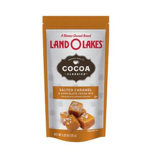 Land O Lakes Cocoa Classics, Salted Caramel & Chocolate Hot Cocoa Mix, 1.25 Ounce (Pack of 72), Best By 04/18/2025