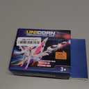 Unicorn Collision Transforming Cars Toy for Girls Boys, 2 Magnetic Cars Transform into Magical Unicorn Collision Transforming Robot Cars Toy Deformation Christmas Birthday Gifts for Kids Blue