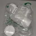 10 Pack 8oz Reusable Small Plastic Containers with Screw Lids, Small Food Storage Freezer Containers, Deli Containers Stackable Food Storage Jars, Sauce Condiment Jars Lunch Box Accessories