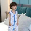 Baby Sleep Sack with Feet 6-12 Months 0.5 Tog 95% Rayon from Bamboo 5% Spandex Breathable Sleep Sacks Baby Walker Quilted Wearable Blanket with Legs 2-Way Zipper Bear