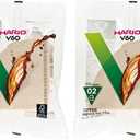 Hario V60 Paper Coffee Filter, Size 02, Natural, 200ct