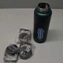 Konokyo 40oz Insulated Water Bottle Stainless Steel Sport Bottles with 3 Lids,Army Green