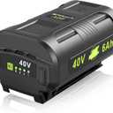 Replacement for Ryobi 40V Lithium Battery Replacement for Ryobi 40V 6.0Ah Lithium Battery OP4015 OP40201 OP4026 OP40261 OP4030 OP40301 OP4040 OP40401 OP4050 OP40601 OP4026A OP4050A OP4060A (1pack)