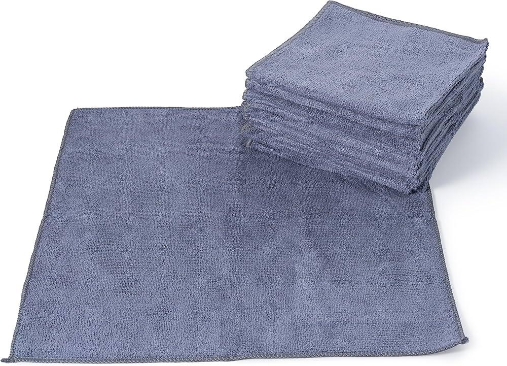 TRUSTONIX - Microfiber Cleaning Cloth | Reusbale Towels for Kitchen & Glasses | Lint Free & Scratch Free | Quality Material with Wide Applications | Versatile & Easy to Wash | 4 Pack