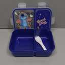 Disney Bento Box Leak-Proof Kids Lunch Box with Divided Compartments & Detachable Spork - Mickey & Minnie, Stitch, & Winnie the Pooh BPA Free Bento Box (Medium)