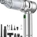 Car Vacuum Type-C Charge,Handheld Vacuum for Home, Office(Light Silver)