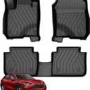 2025 HRV Floor Mats - Original Floor Mats Custom Fit for 2023 2024 2025 2026 Honda HRV & 2025 Acura ADX TPE Rubber Car Mats, All Weather Protection Floor Liners for HR-V Accessories 1st & 2nd Row