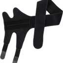 Knee Brace for Dogs - Adjustable Anti-Licking Sleeve | Dog Hip Dysplasia Support Brace,for Joint Stability Recovery Injuries Sprains Small Medium Large Pet Travel Outdoor (Black)